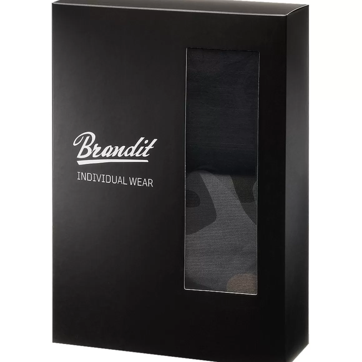 Mil-Tec Base Layers>Brandit Boxer Shorts Logo 2 Pack Dark Camo / Black