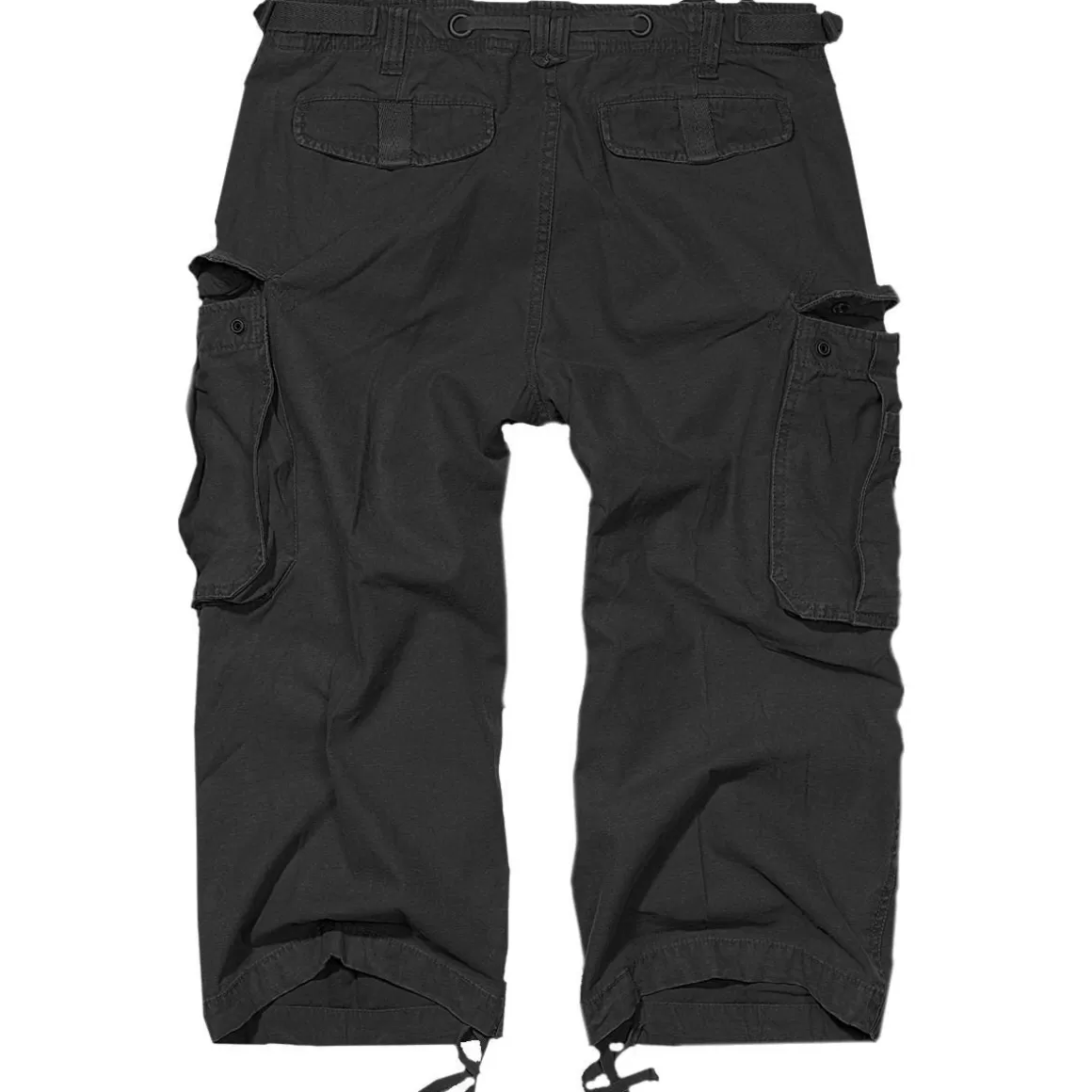 MFH Shorts>Brandit Industry Vintage 3/4 Shorts Black