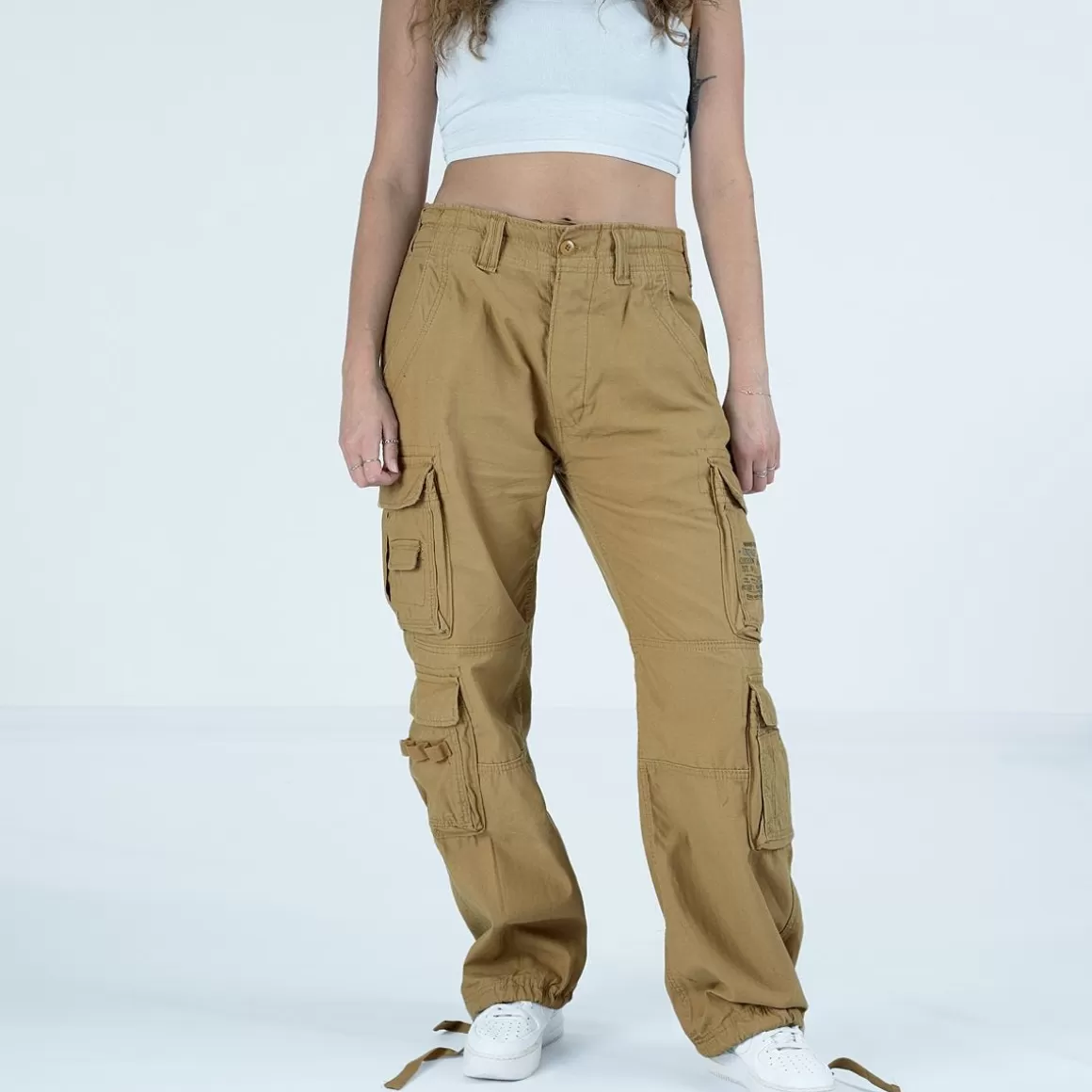 Helikon Trousers>Brandit Ladies Pure Vintage Trousers Beige