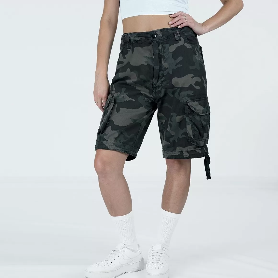 Direct Action Shorts>Brandit Ladies Urban Legend Shorts Dark Camo