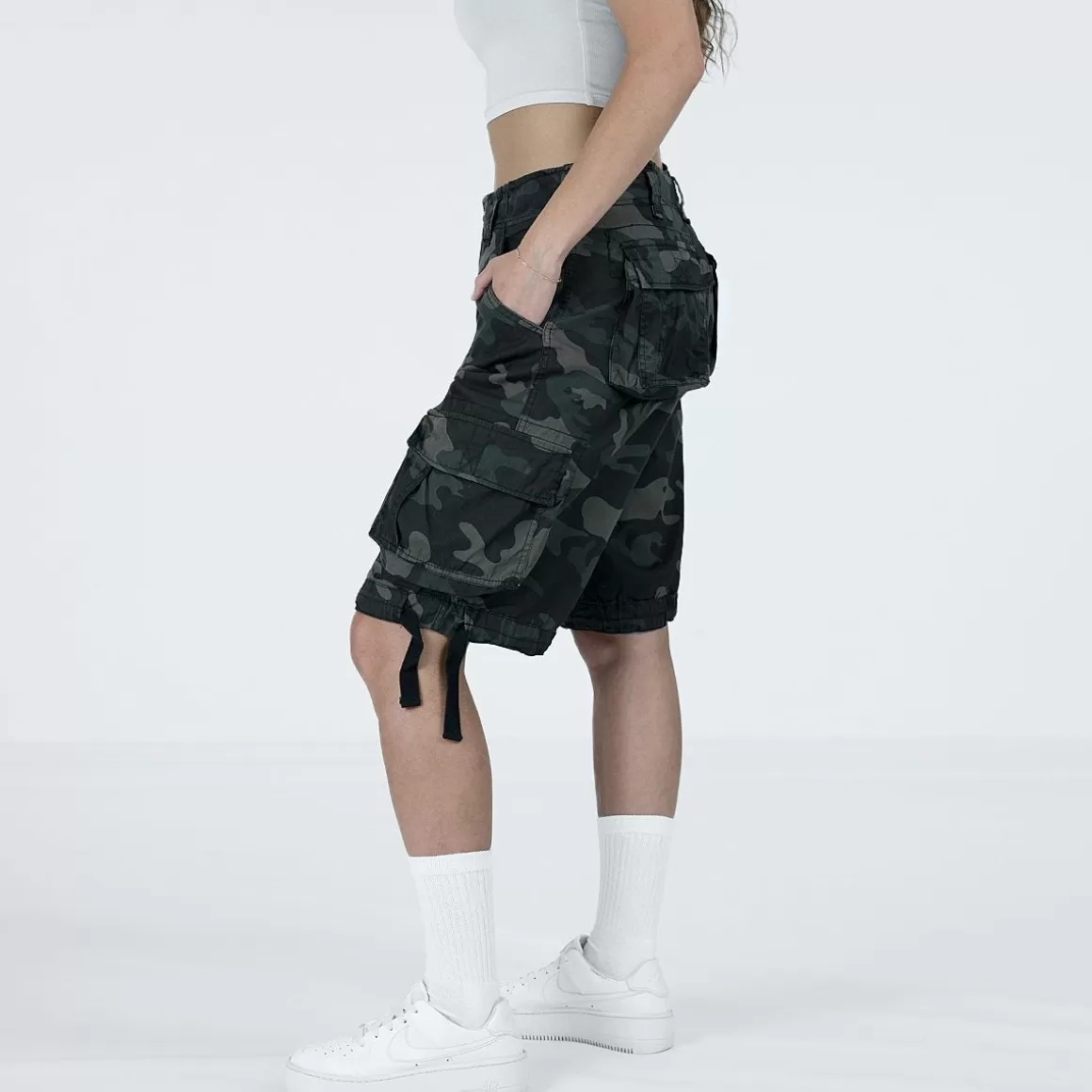 Direct Action Shorts>Brandit Ladies Urban Legend Shorts Dark Camo