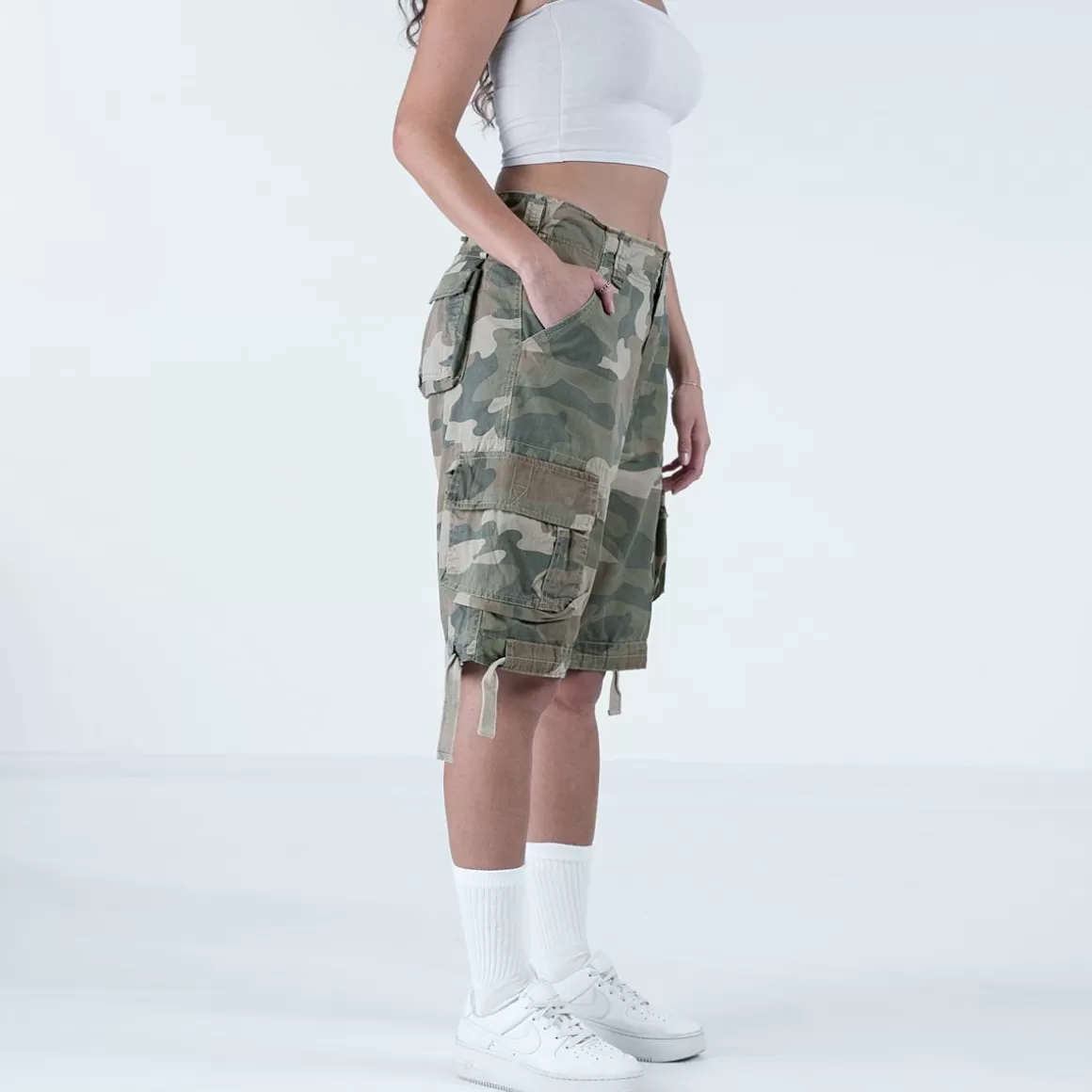 Hazard 4 Shorts>Brandit Ladies Urban Legend Shorts Light Woodland