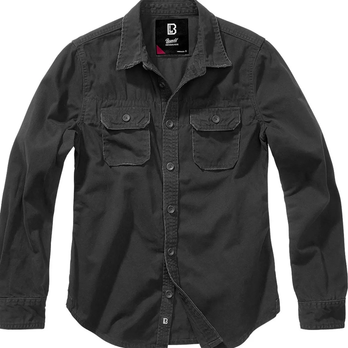 Helikon Shirts>Brandit Ladies Vintage Shirt Longsleeve Black