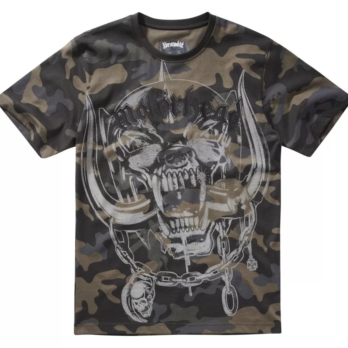 Brandit T-Shirts & Vests> Motorhead T-Shirt Warpig Print Dark Camo