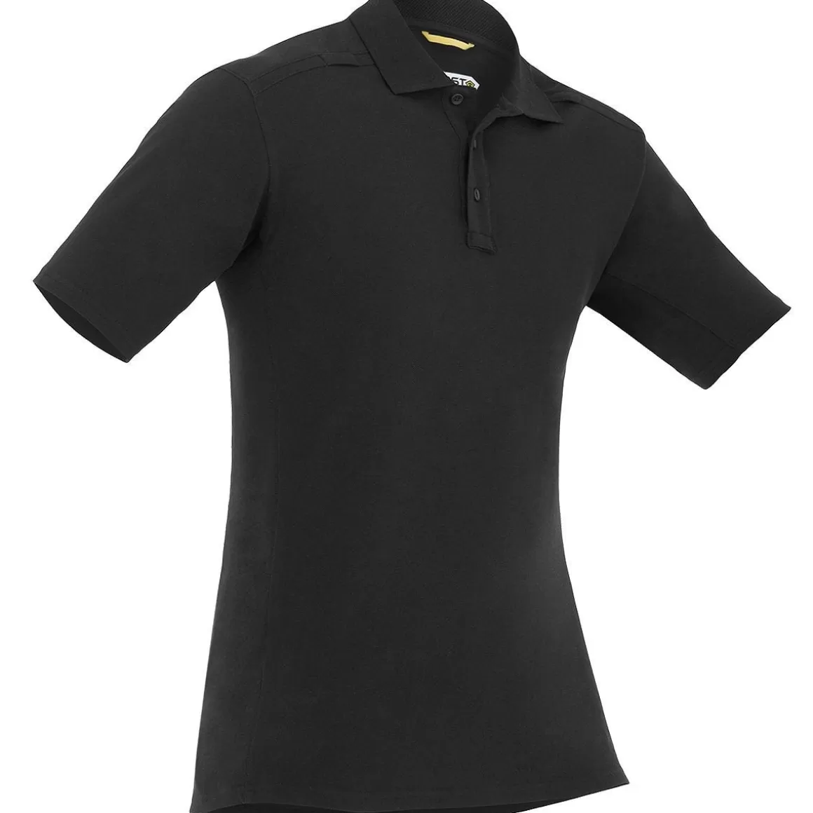 First Tactical T-Shirts & Vests> Men's Cotton Short Sleeve Polo With Pen Pocket Black