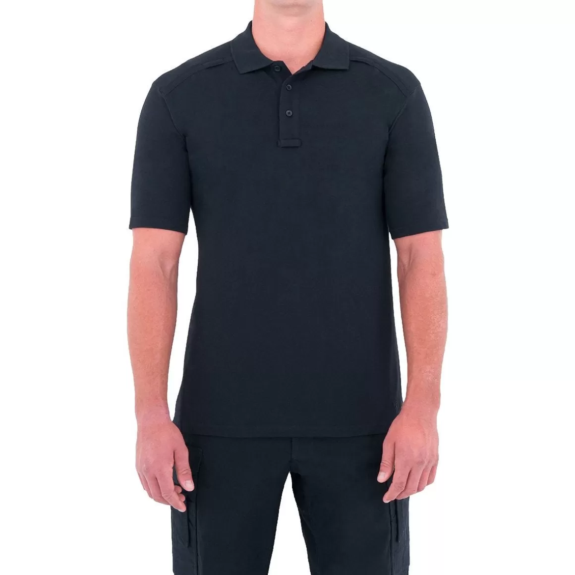 First Tactical T-Shirts & Vests> Men's Cotton Short Sleeve Polo With Pen Pocket Midnight Navy