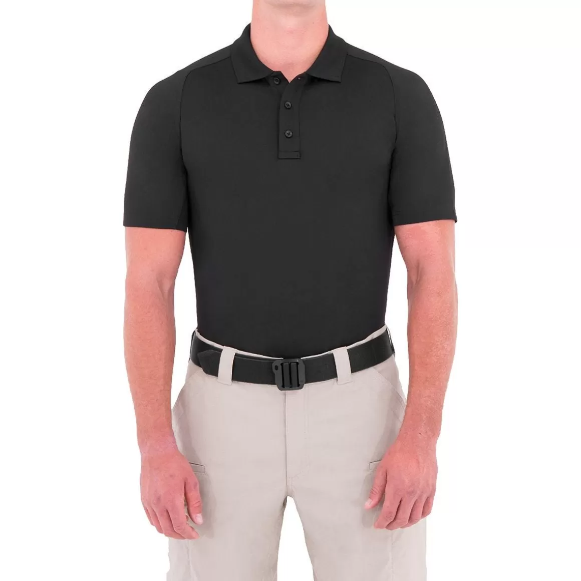 First Tactical T-Shirts & Vests> Men's Performance Short Sleeve Polo Black