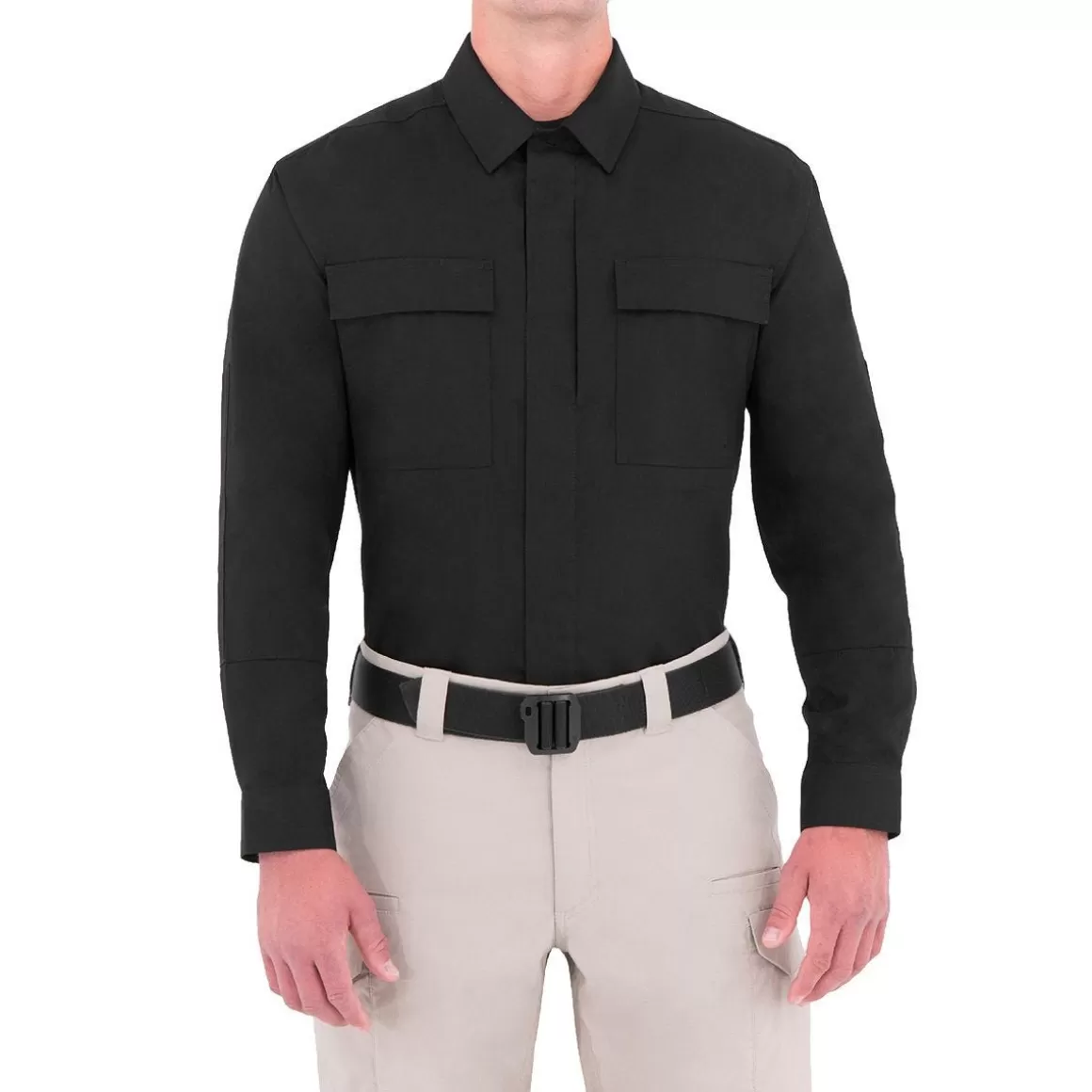 Flyye Industries Shirts>First Tactical Men's Specialist Long Sleeve Bdu Shirt Black