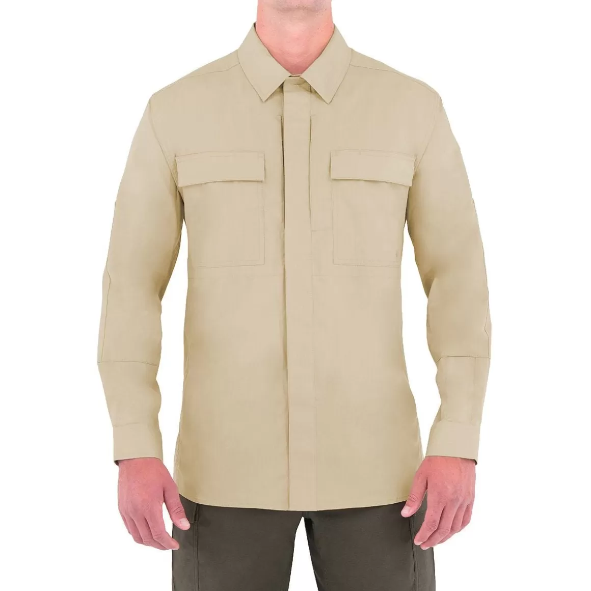 Flyye Industries Shirts>First Tactical Men's Specialist Long Sleeve Bdu Shirt Khaki