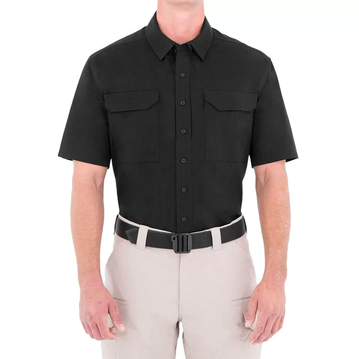 Flyye Industries Shirts>First Tactical Men's Specialist Short Sleeve Tactical Shirt Black