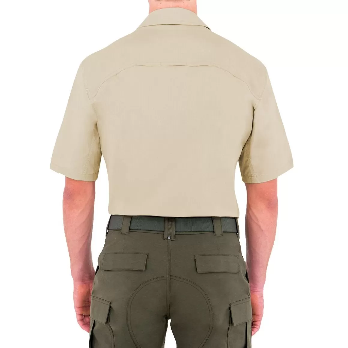 Brandit Shirts>First Tactical Men's Tactix Short Sleeve Bdu Shirt Khaki