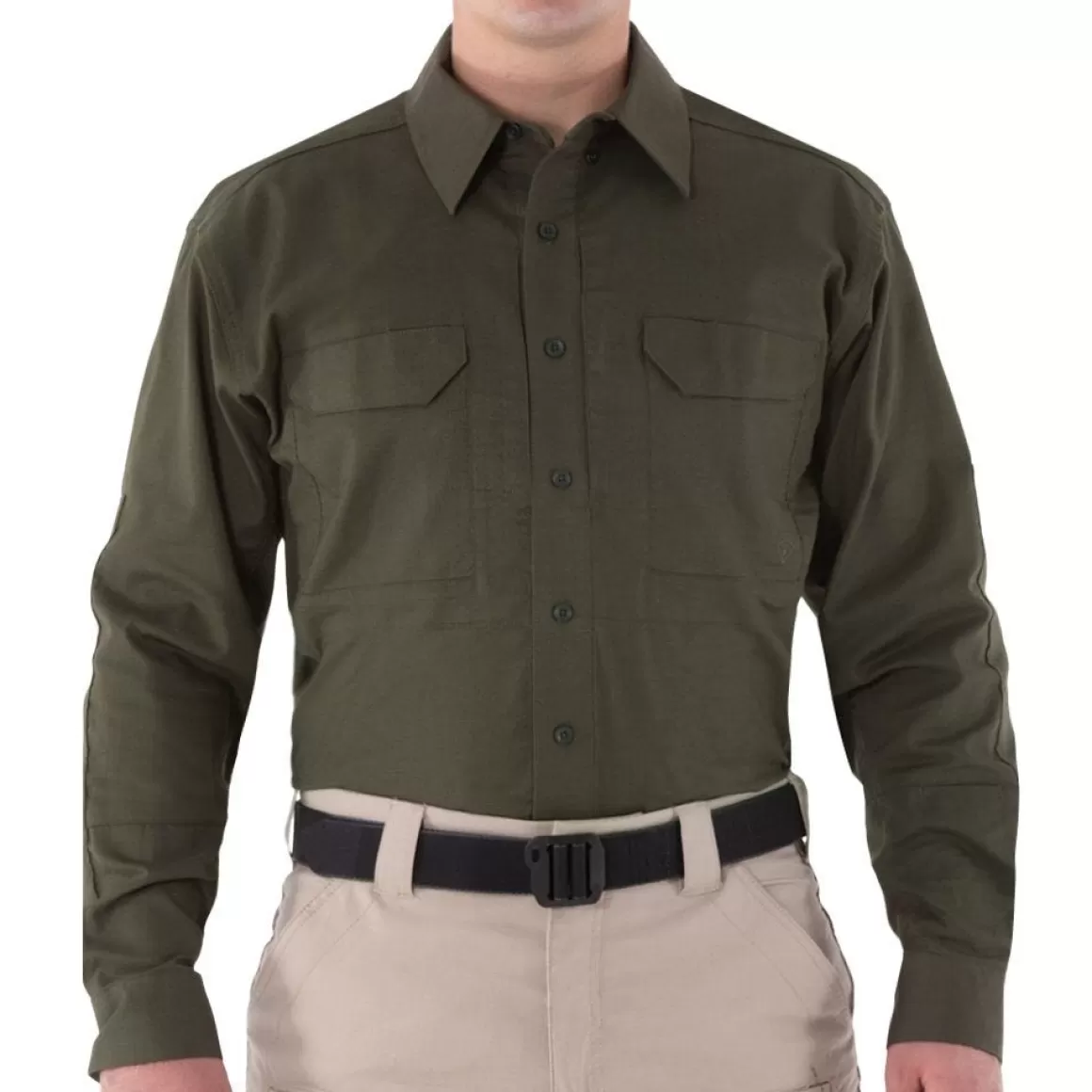 Pentagon Shirts>First Tactical Men's V2 Long Sleeve Tactical Shirt Od Green