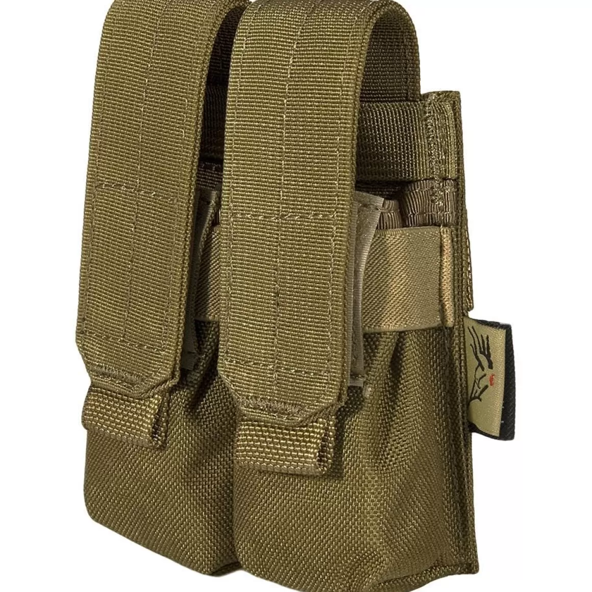 Flyye Industries Magazine Pouches>Flyye Double 9Mm Magazine Pouch Ver. Fe Molle Coyote Brown