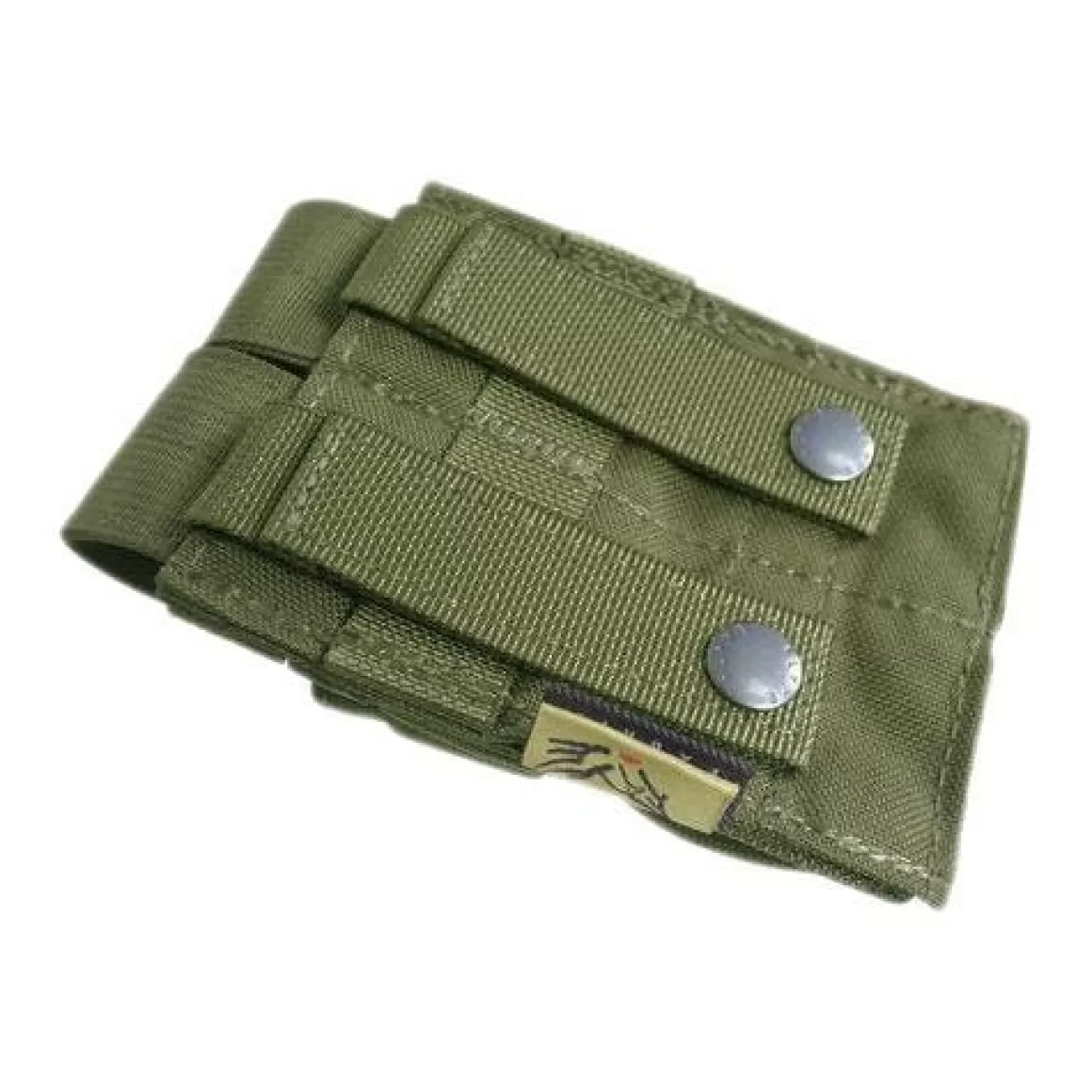 Flyye Industries Magazine Pouches>Flyye Double 9Mm Magazine Pouch Ver. Fe Molle Ranger Green