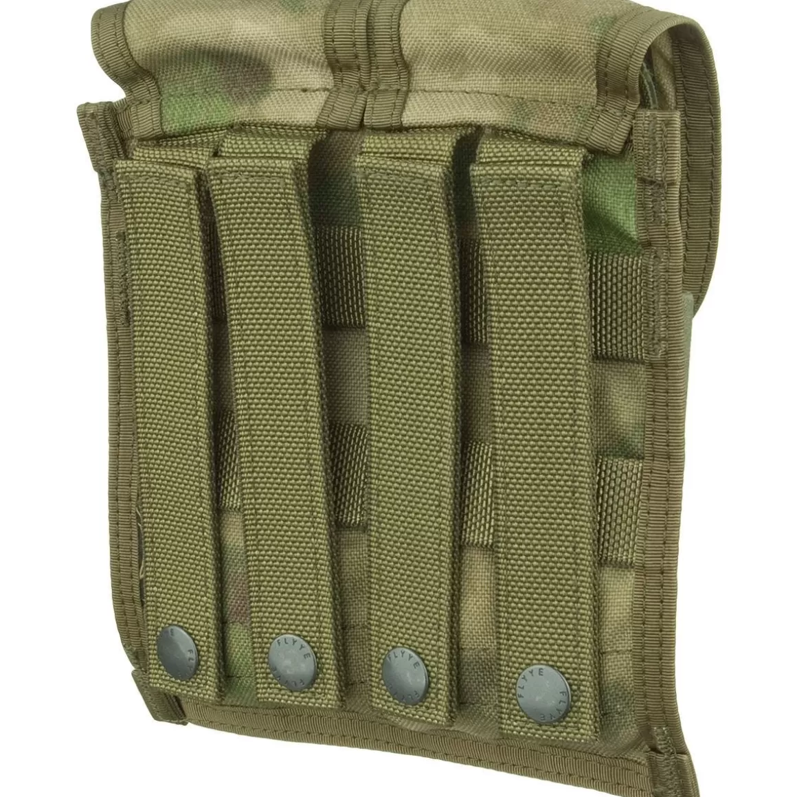 Flyye Industries Magazine Pouches>Flyye Double M4/M16 Magazine Pouch Ver. Fe Molle A-Tacs Fg