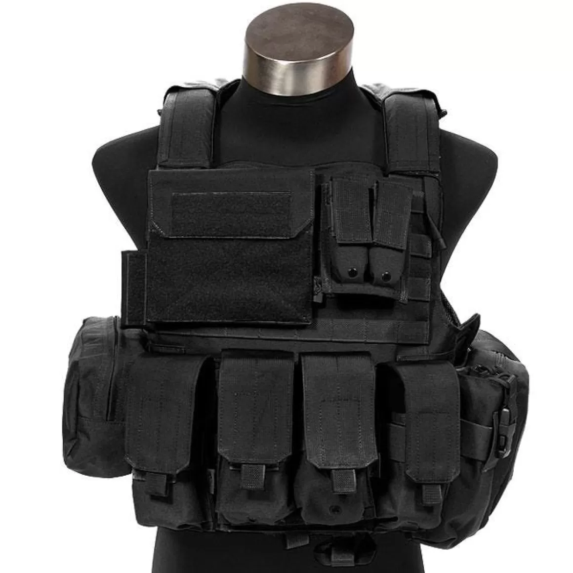 Flyye Industries Vests>Flyye Force Recon Vest With Pouch Set Ver. Land Black