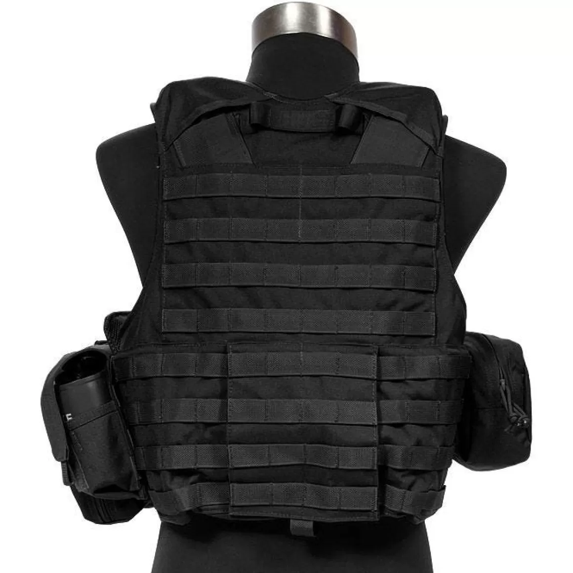 Flyye Industries Vests>Flyye Force Recon Vest With Pouch Set Ver. Land Black