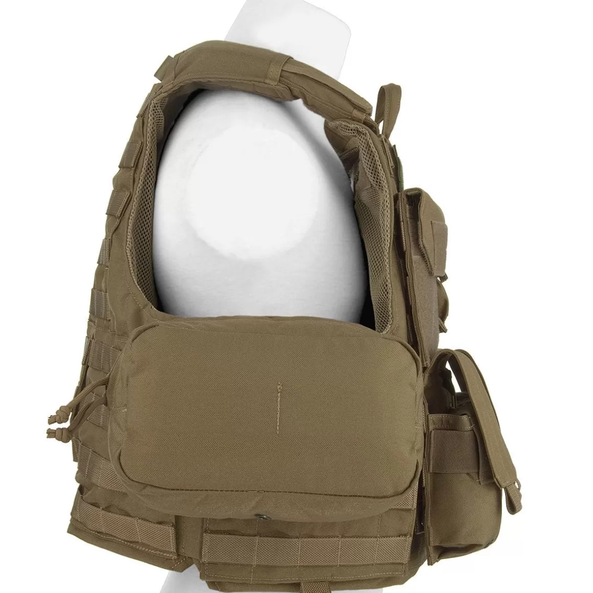 Flyye Industries Vests>Flyye Force Recon Vest With Pouch Set Ver. Mar Coyote Brown
