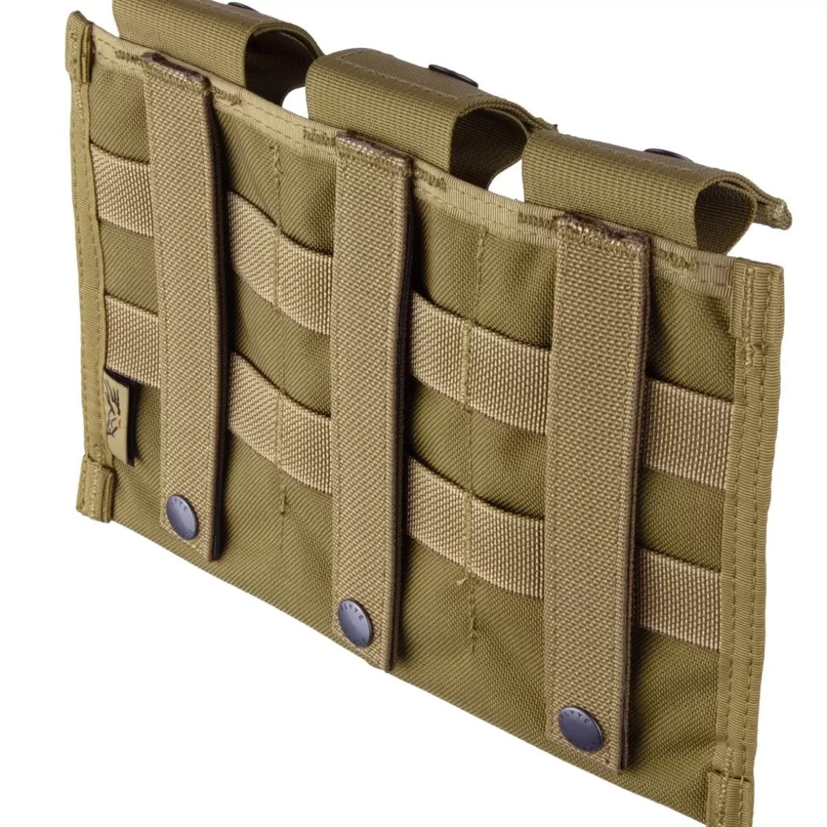 Flyye Industries Magazine Pouches>Flyye Triple M4/M16 Magazine Pouch Ver. Mi Molle Coyote Brown