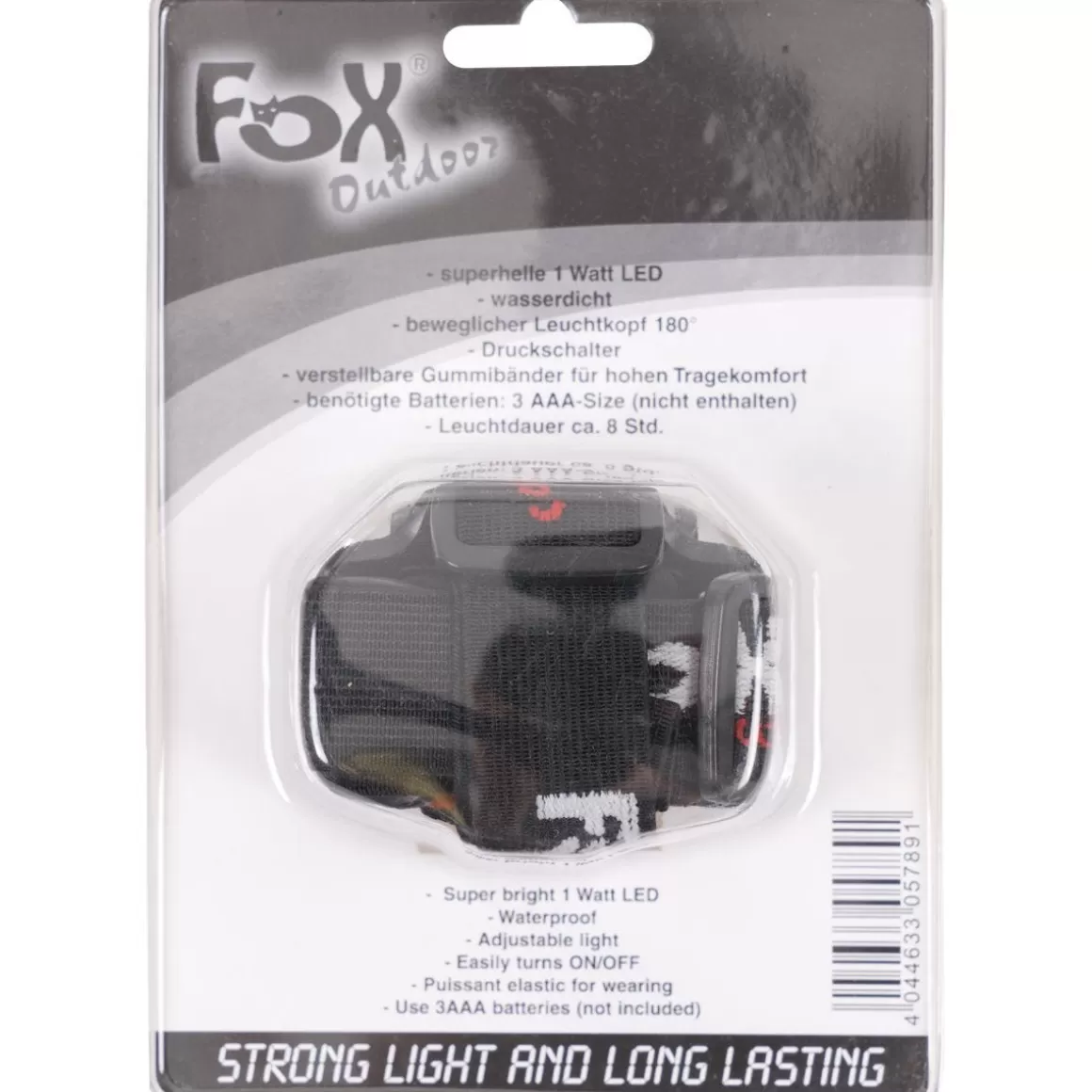 Fox Outdoor Torches & Lighting> Led Head Lamp 1 Watt Luxeon White Abs Body