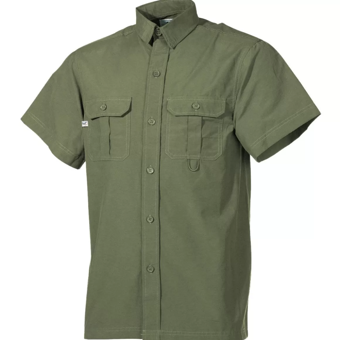 Propper Shirts>Fox Outdoor Short Sleeve Outdoor Shirt Od Green