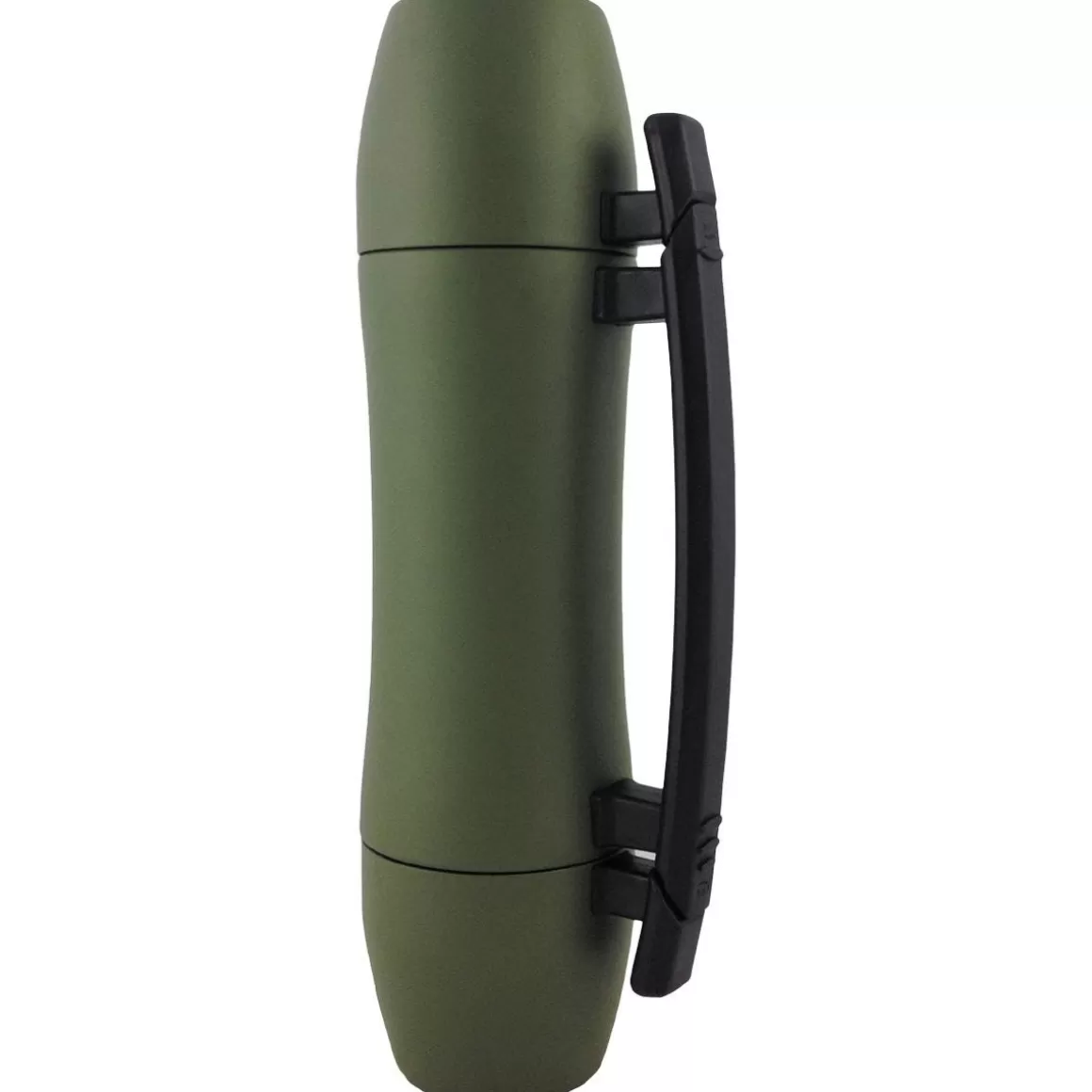 Fox Outdoor Water & Hydration> Vaccum Thermos Bottle 0.7L Handle Stainless Steel Od Green
