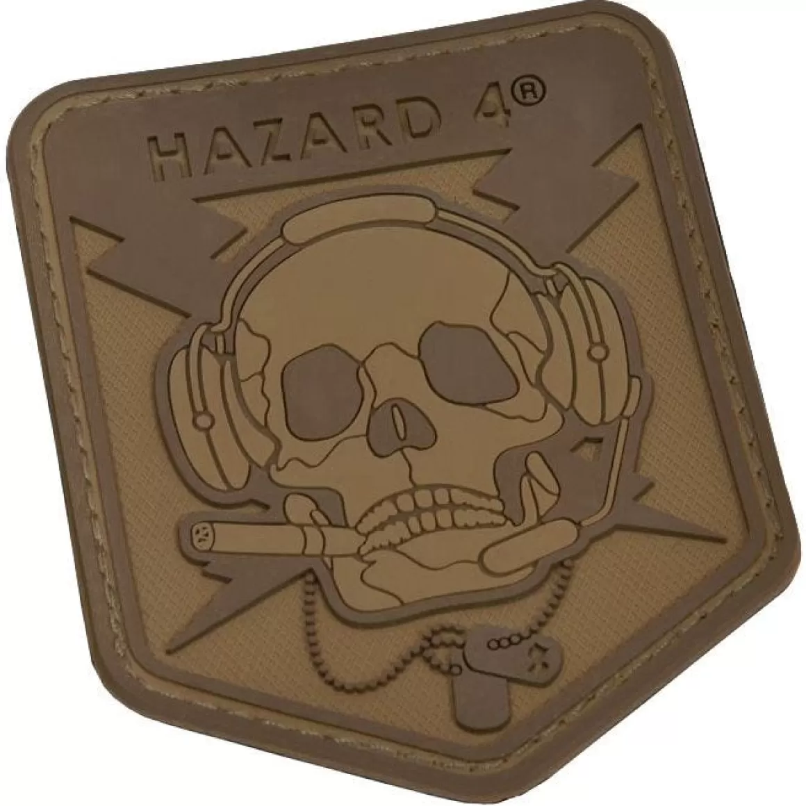 Hazard 4 Badges & Patches> 3D Operator Skull Morale Patch Coyote