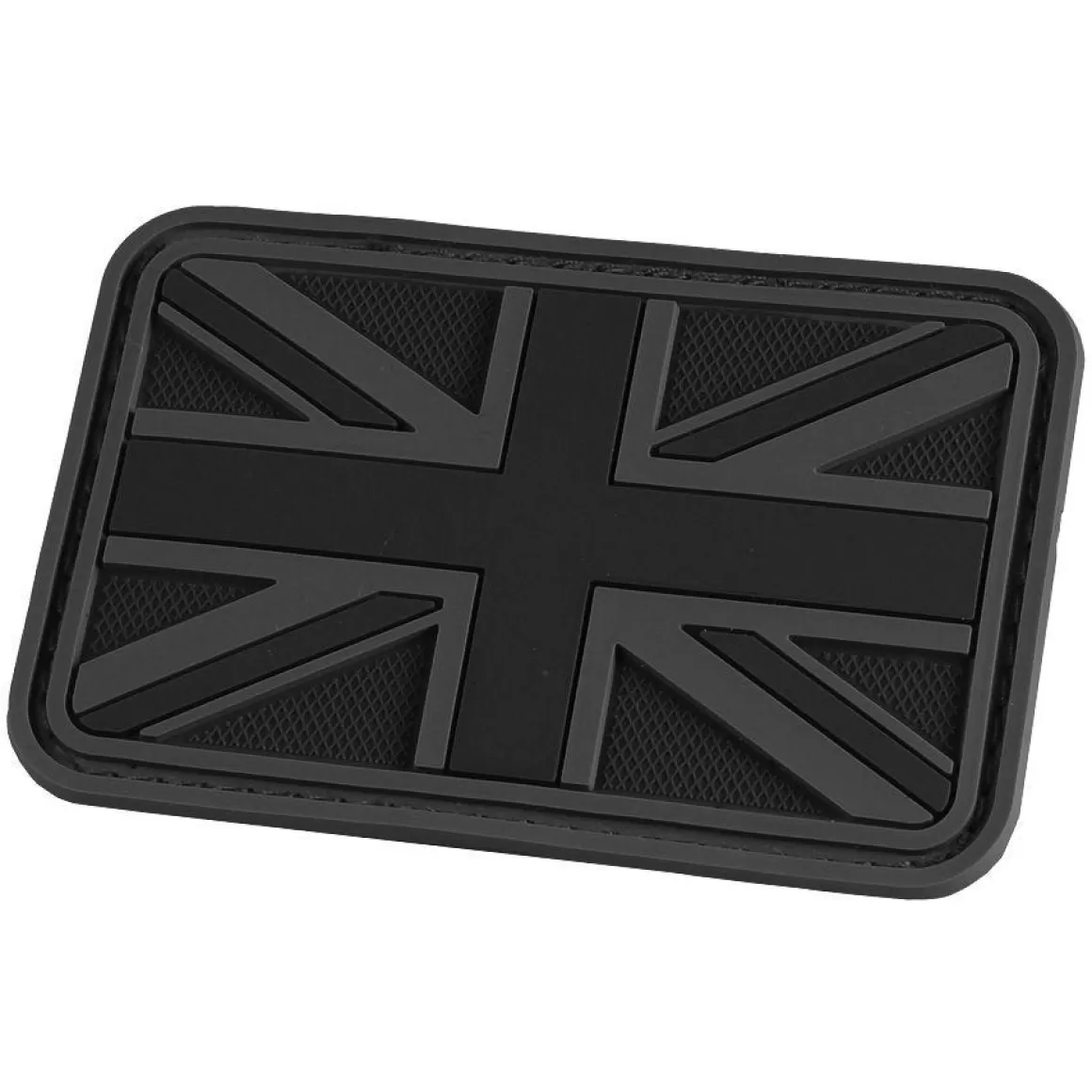 Hazard 4 Badges & Patches> 3D Union Jack Uk Flag Morale Patch Black