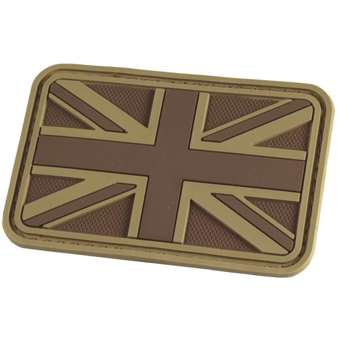 Hazard 4 Badges & Patches> 3D Union Jack Uk Flag Morale Patch Coyote