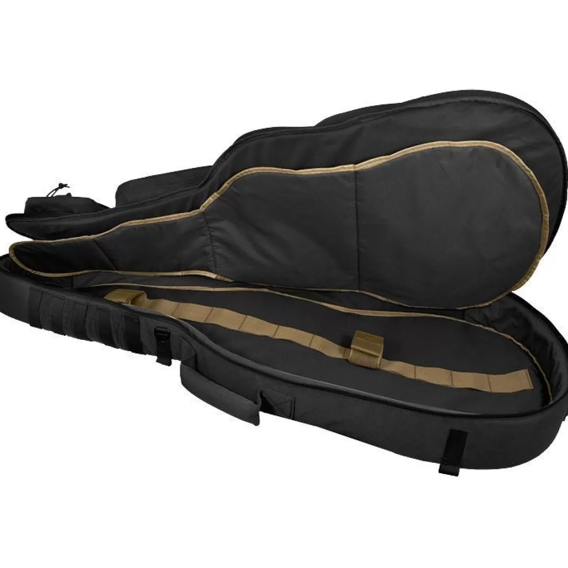 Hazard 4 Bags & Cases> Battle Axe Guitar Shaped Padded Rifle Case Black