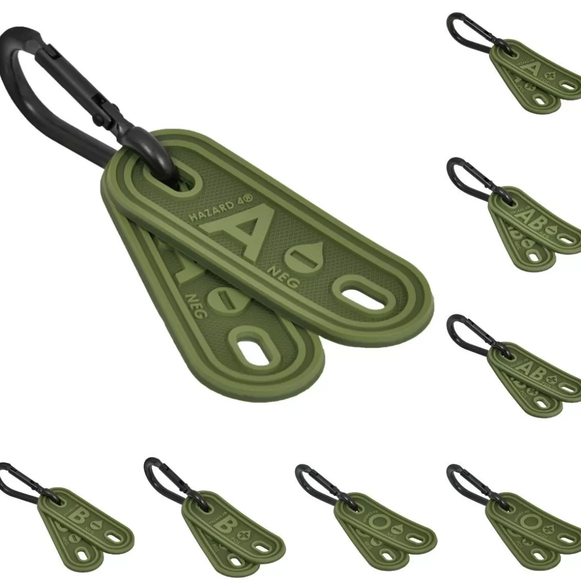 Hazard 4 Badges & Patches> Blood Type Marker Kit Set Of 2 Od Green