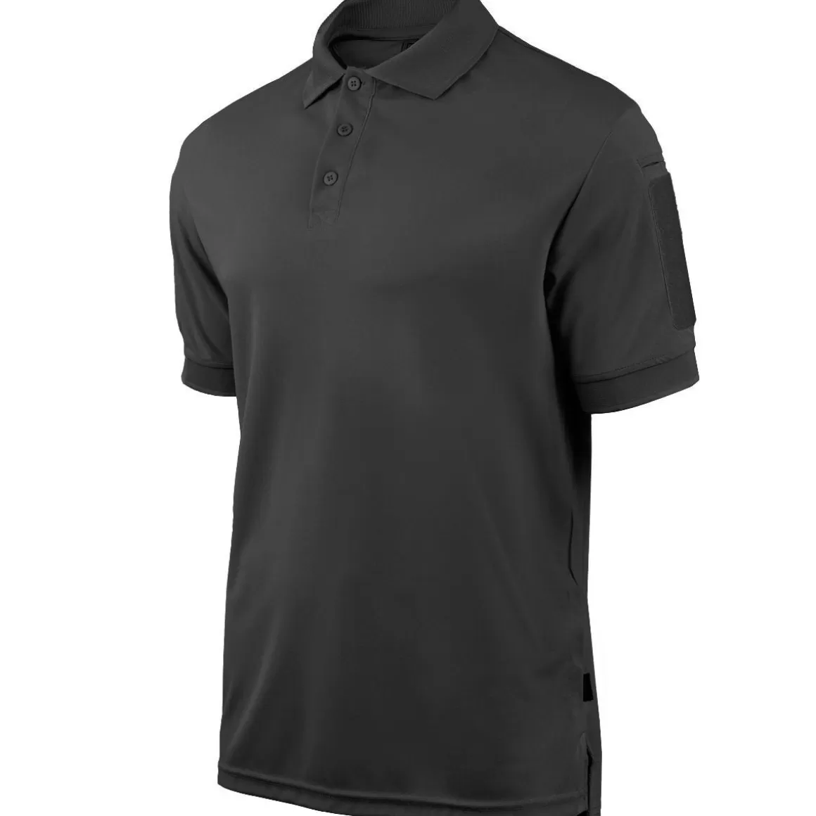 Hazard 4 T-Shirts & Vests> Quickdry Undervest Plain Front Battle Polo Shirt Black
