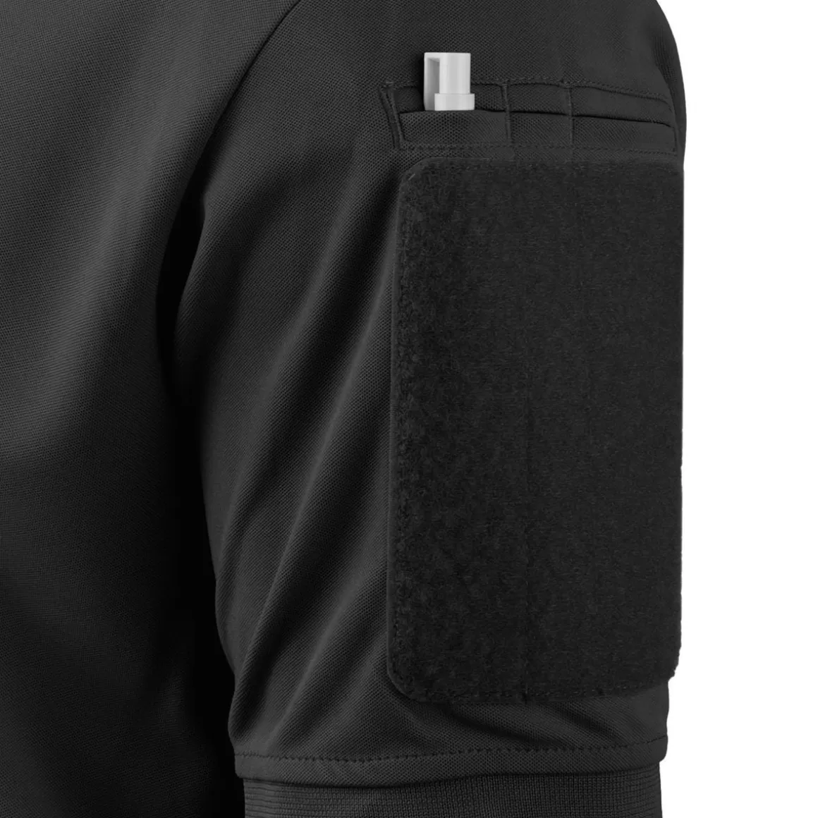 Hazard 4 T-Shirts & Vests> Quickdry Undervest Plain Front Battle Polo Shirt Black