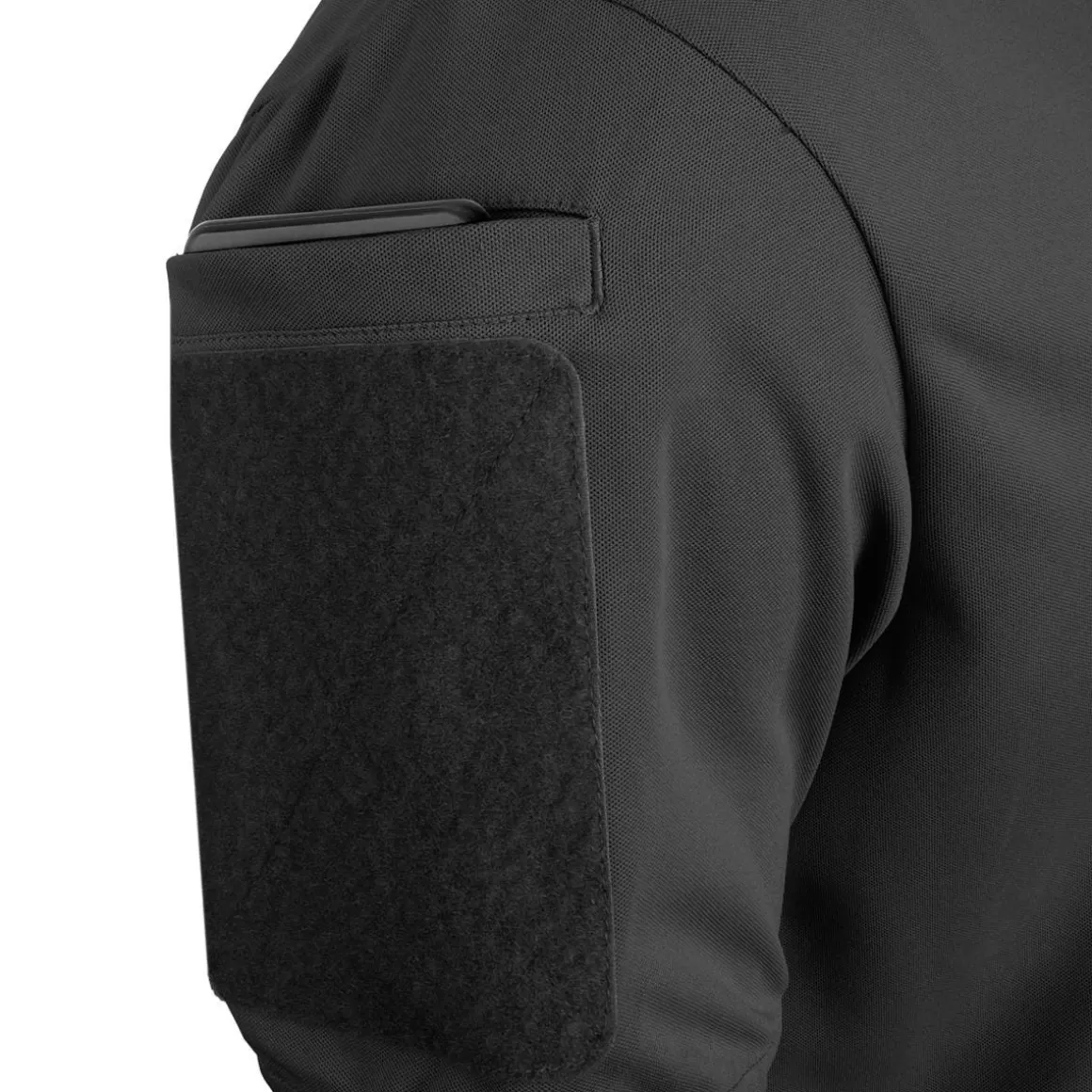 Hazard 4 T-Shirts & Vests> Quickdry Undervest Plain Front Battle Polo Shirt Black