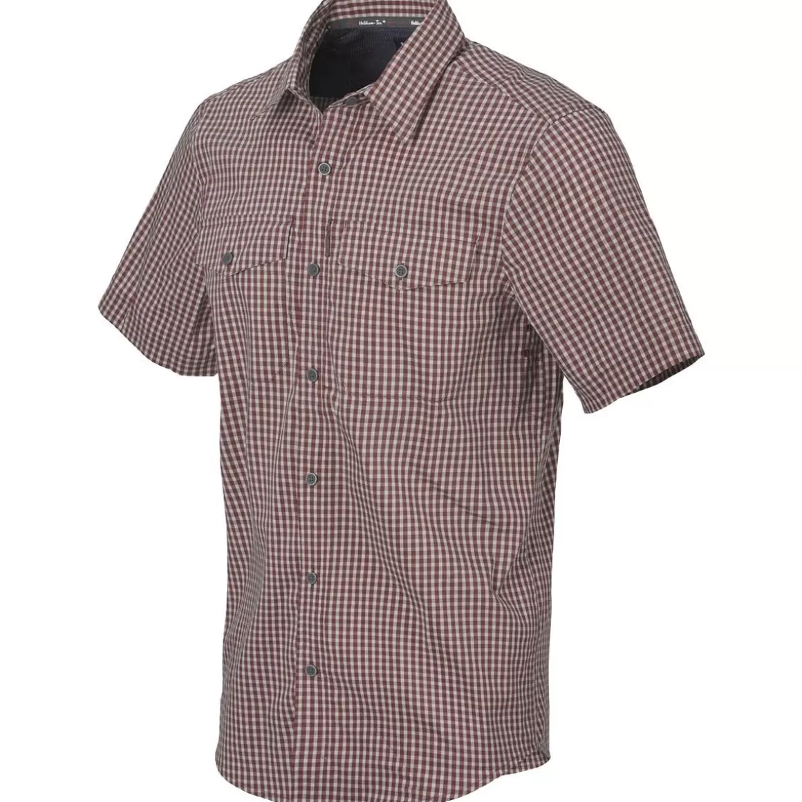 Helikon Shirts> Covert Concealed Carry Short Sleeve Shirt Dirt Red Checkered