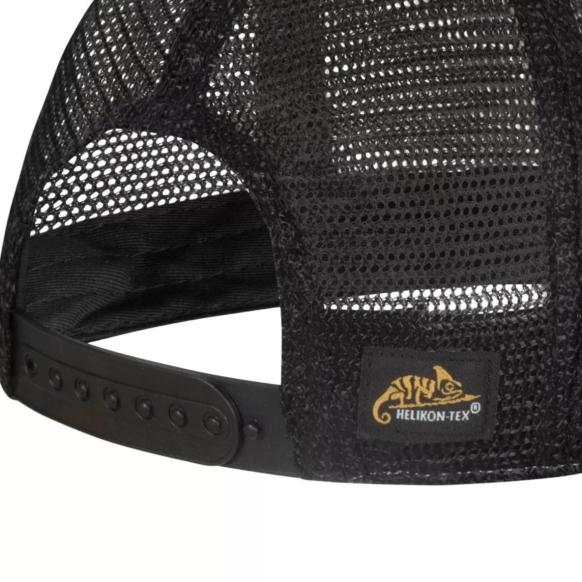 Helikon Headwear> Plain Trucker Cap Cotton Dirty Washed Black / Black A