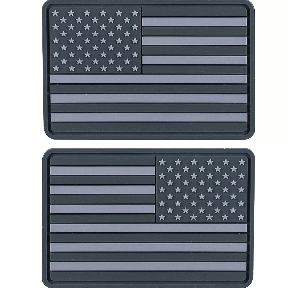 Helikon Badges & Patches> Small Subdued Usa Flag Pvc Patch (Pack Of 2) Grey