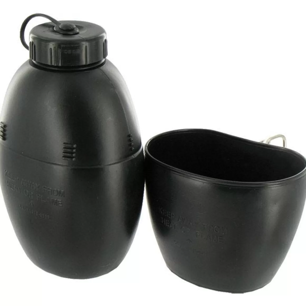 Highlander Forces Water & Hydration> 58 Pattern Water Bottle And Mug Black