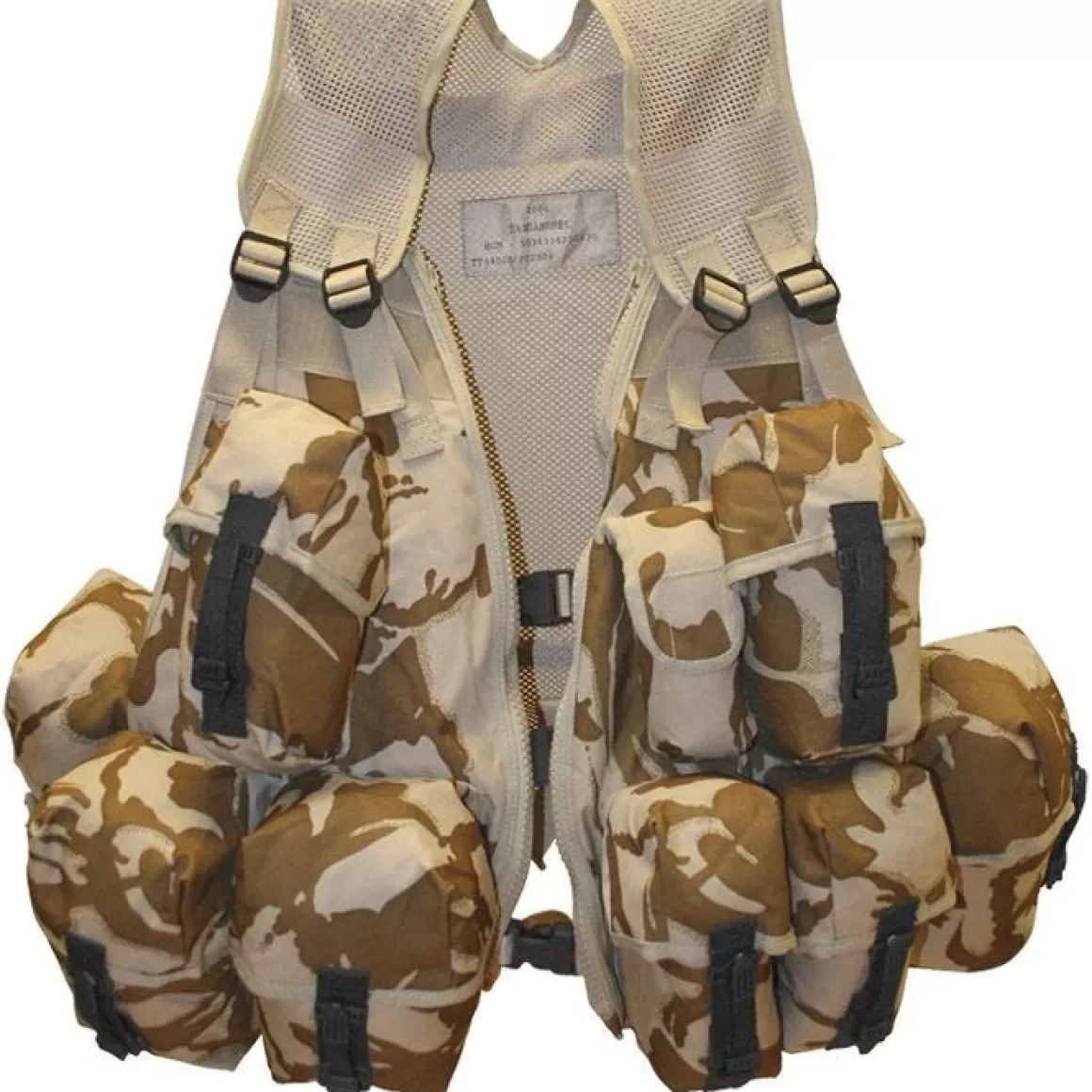 Highlander Forces Vests> Infantry Assault Vest Spanish Clips Dpm Desert