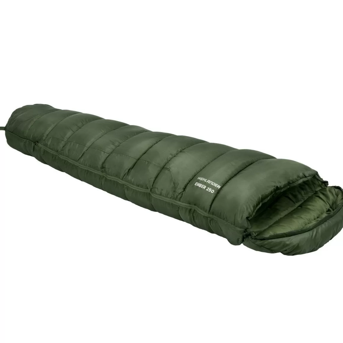 Highlander Forces Sleeping Gear> Phoenix Ember 250 Mummy Sleeping Bag Olive Green