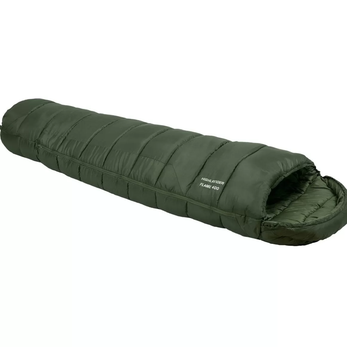Highlander Forces Sleeping Gear> Phoenix Flame 400 Mummy Sleeping Bag Olive Green