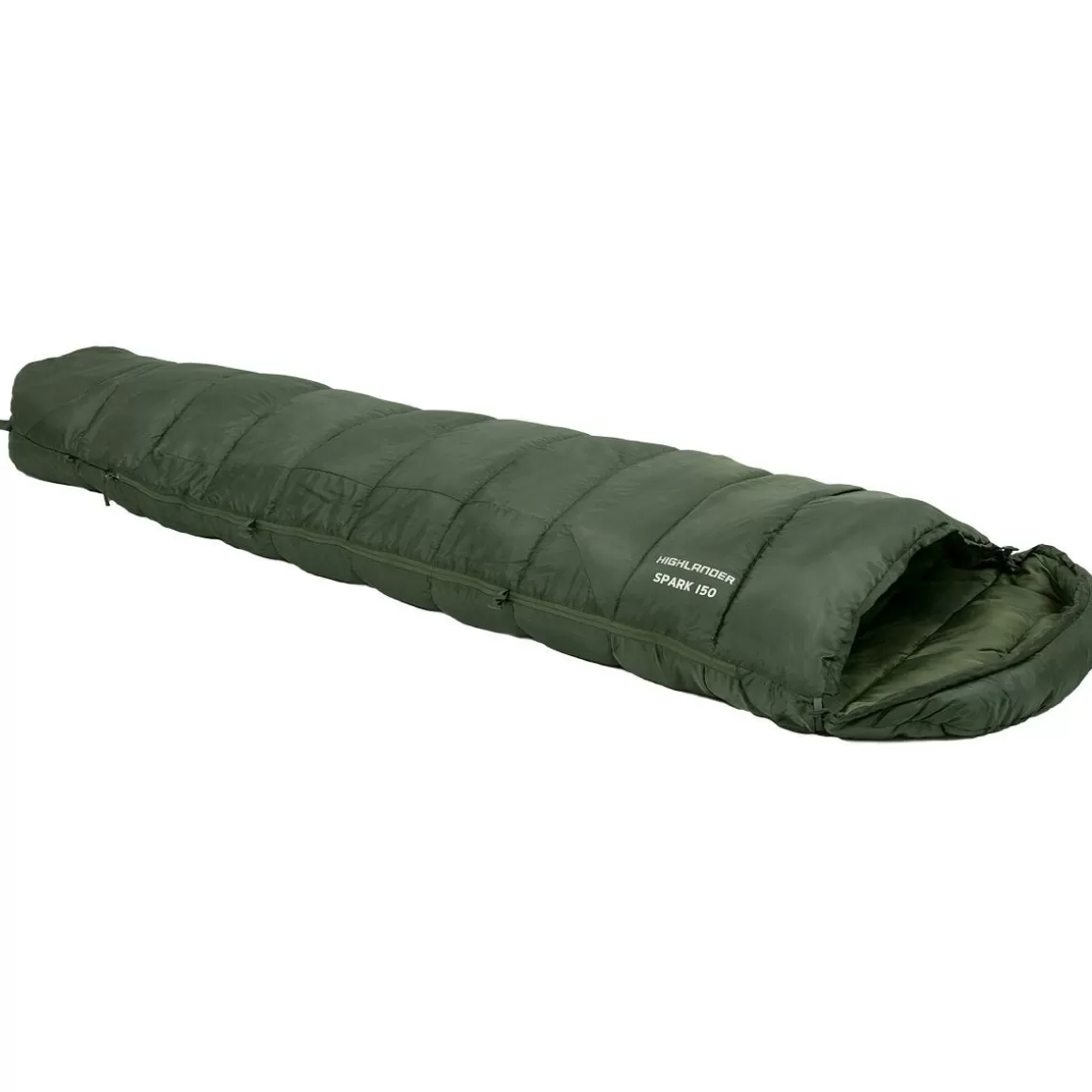 Highlander Forces Sleeping Gear> Phoenix Spark 150 Mummy Sleeping Bag Olive Green