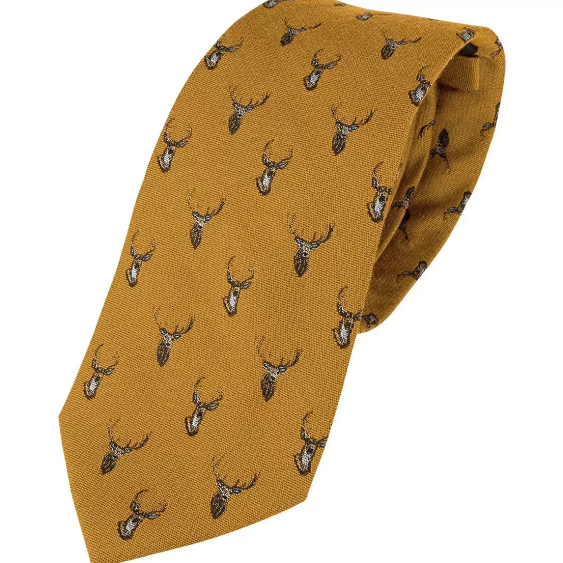 Jack Pyke Everything Else> Silk Tie Stag Mustard