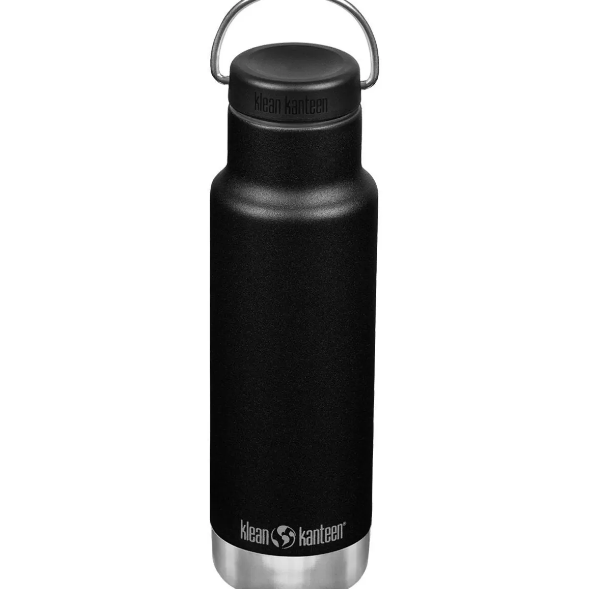 Klean Kanteen Water & Hydration> 355Ml Classic Vacuum Insulated Bottle Loop Cap Black