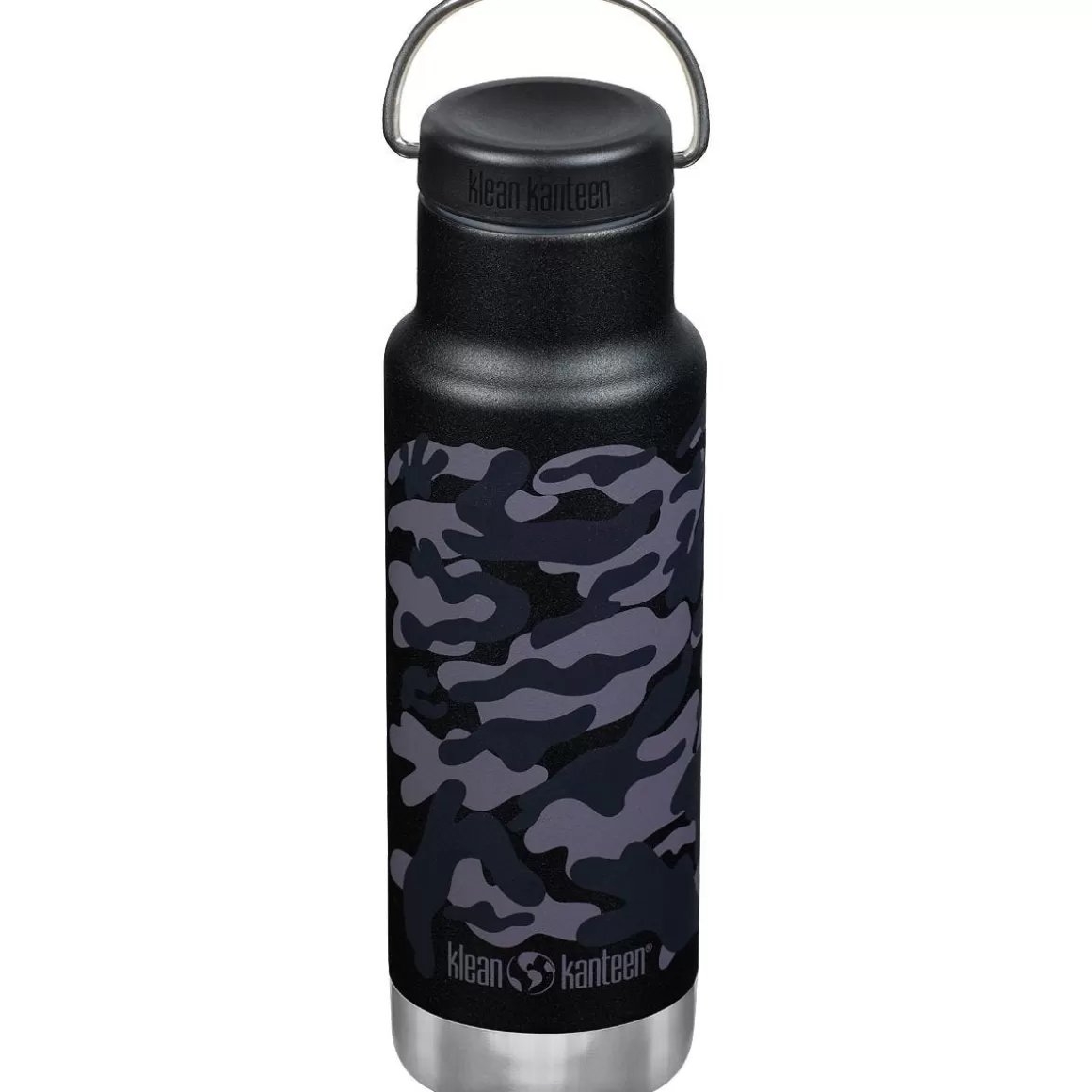 Klean Kanteen Water & Hydration> 355Ml Classic Vacuum Insulated Bottle Loop Cap Black Camo