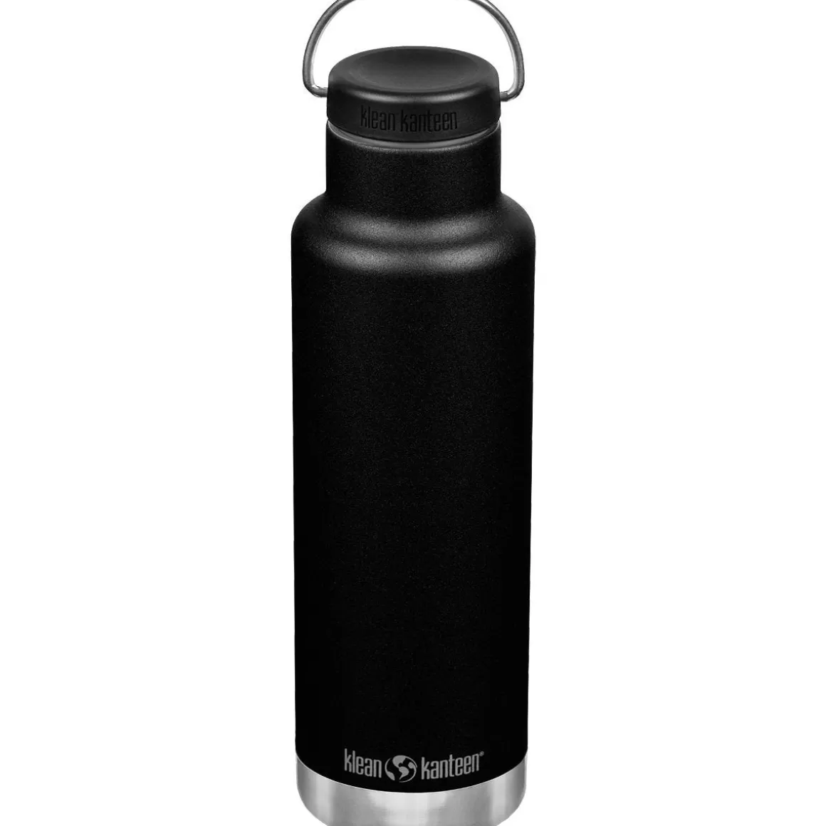 Klean Kanteen Water & Hydration> 592Ml Classic Vacuum Insulated Bottle Loop Cap Black