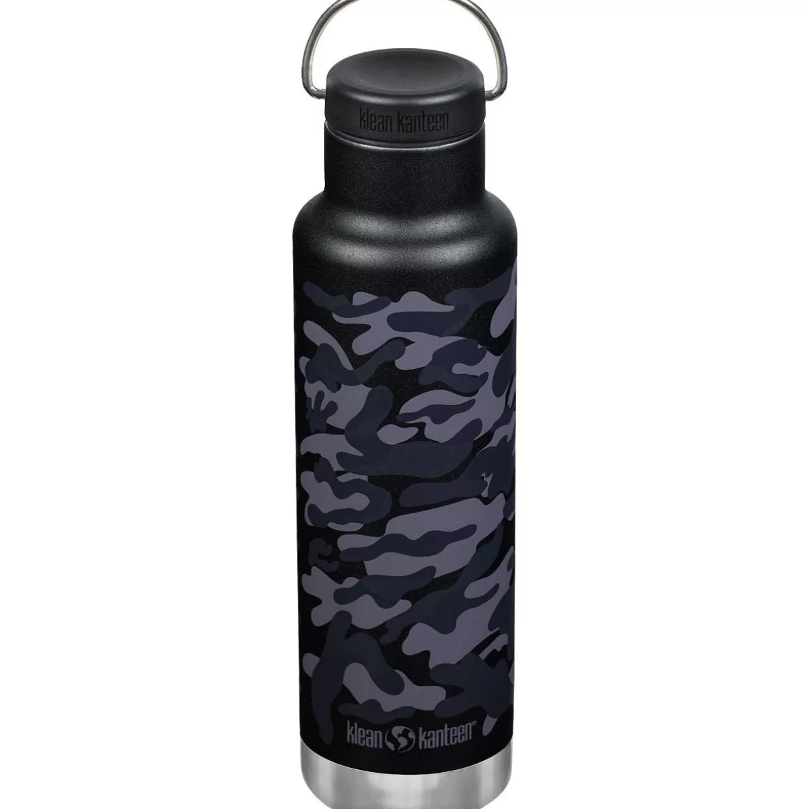 Klean Kanteen Water & Hydration> 592Ml Classic Vacuum Insulated Bottle Loop Cap Black Camo