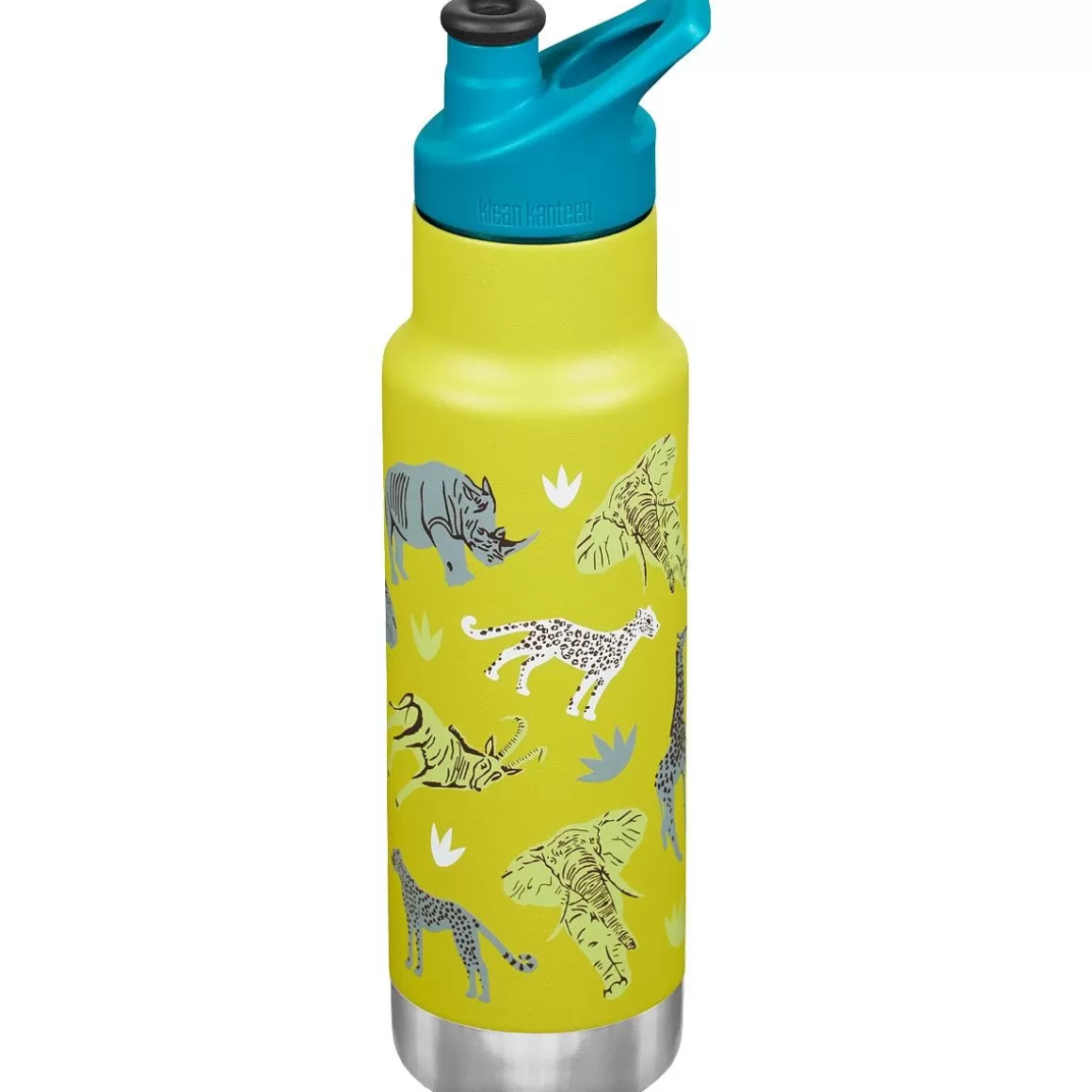 Klean Kanteen Water & Hydration> Kid Kanteen 355Ml Classic Insulated Bottle Sport Cap Safari