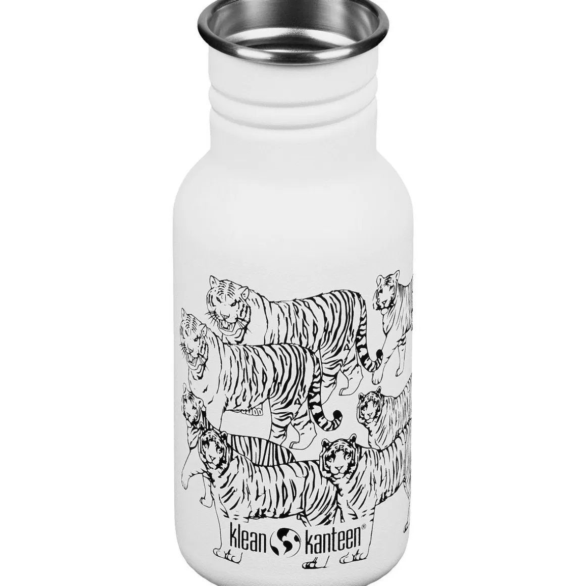Klean Kanteen Water & Hydration> Kid Kanteen 355Ml Classic Narrow Bottle Sport Cap Tigers