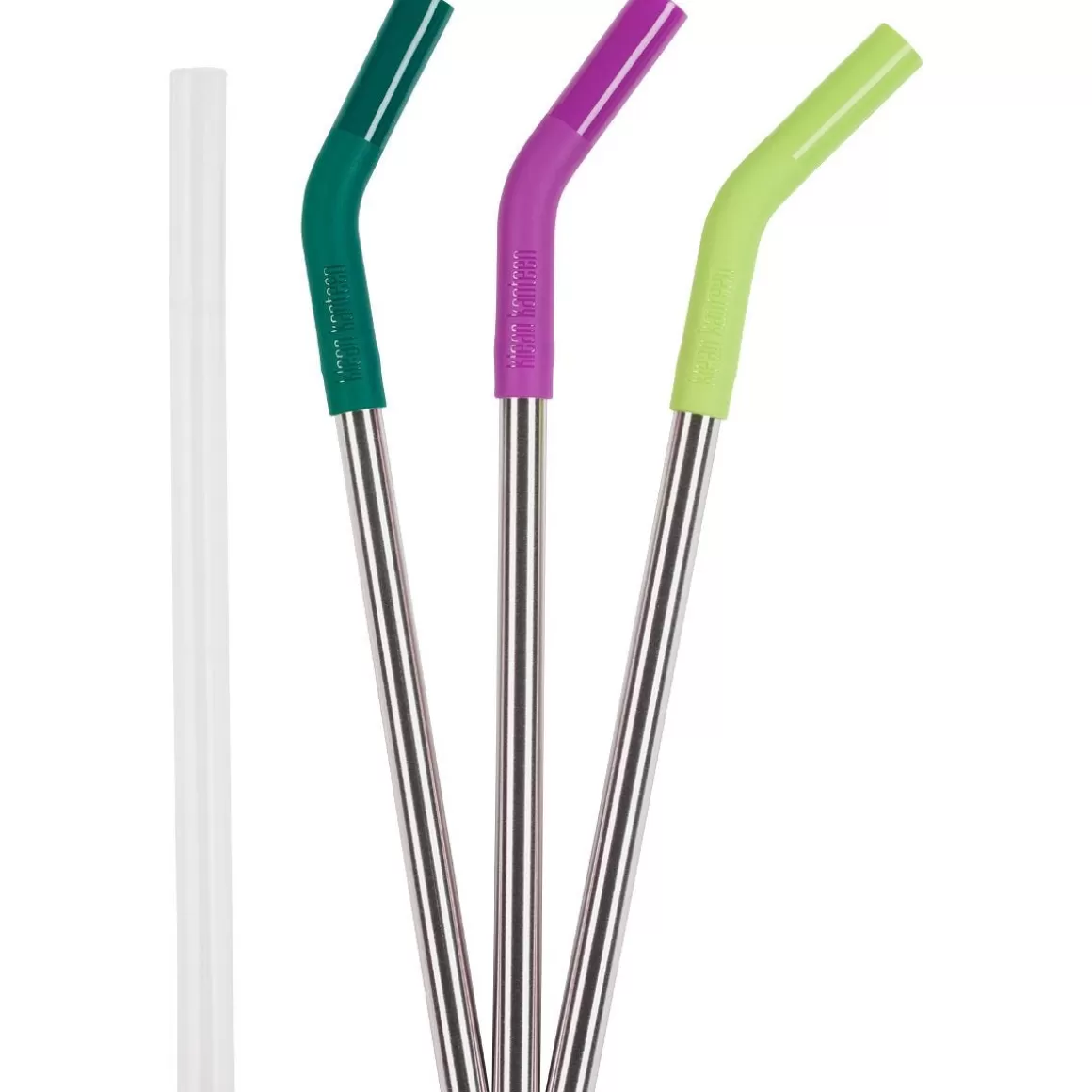 Klean Kanteen Water & Hydration> Steel Straws With Extender Set Of 3 Multi Colour